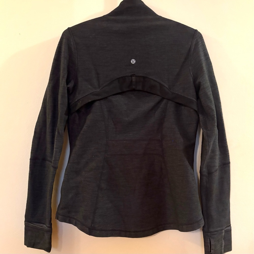 lululemon define athletica Dark Gray/black Jacket, size 10 - Picture 3 of 8